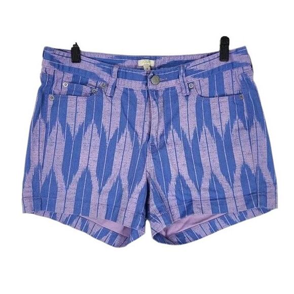 J. Crew Factory Denim Print Shorts - Picture 1 of 6
